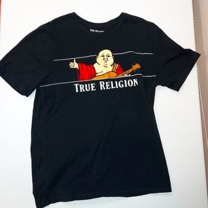 True Religion Black Large T-shirt